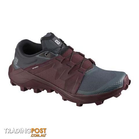 Salomon Wildcross Womens Trail Running Shoes - India Ink/Wine Tasting - 10.5US -...