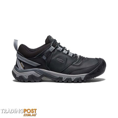 Keen Ridge Flex WP Mens Hiking Shoes - Black Magnet - 13 - 1024916-13