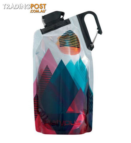 Platypus DuoLock SoftBottle - 750ml - Red Peaks - M132-11161