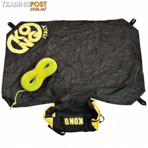 Kong Free Climbing Rope Bag - Black/Yellow - KON49825-BLACKYELL