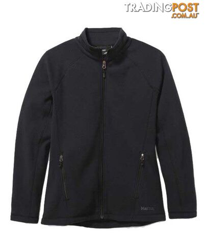 Marmot Rocklin Full Zip Womens Fleece Jacket - Black - M - 10170001M