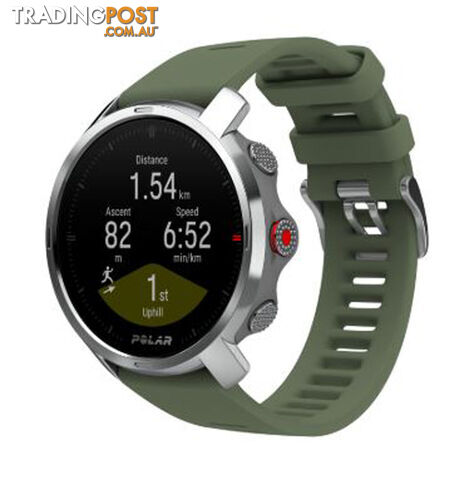 Polar Grit X Outdoor Multisport GPS Watch - Green - M/L - 90081737