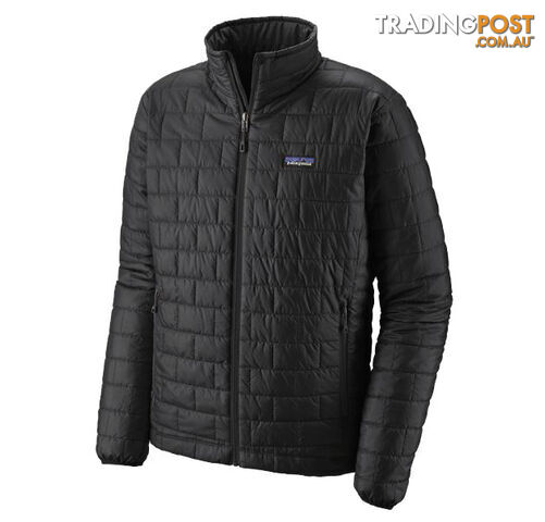 Patagonia Nano Puff Mens Insulated Jacket - Black - L - 84212-BLK-L