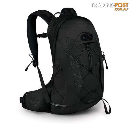 Osprey Talon 11 Mens Hiking Daypack - Stealth Black - S/M -...