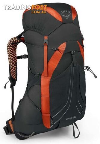 Osprey Exos 38L Lightweight Backpack - Blaze Black-M - OSP0724-BlazeBlac-M