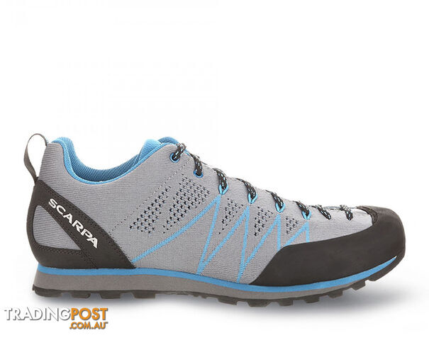Scarpa Crux Air Mens Approach Approach Shoes - Smoke/Lake Blue - SCA10097