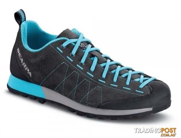 Scarpa Highball Womens Approach Shoes - Shark/Atol - US7 / EU38 - SCA10096-38