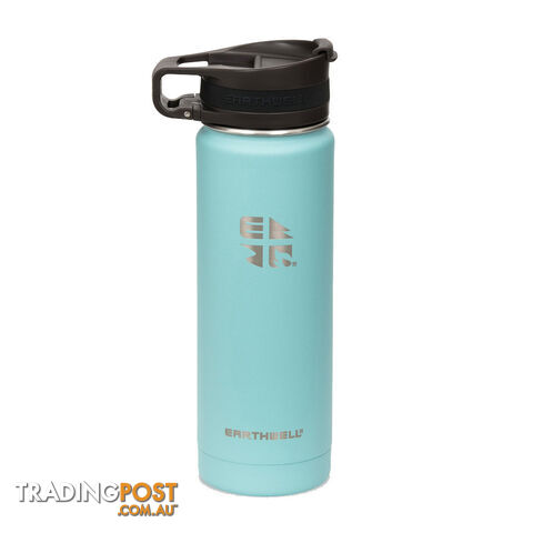 Earthwell Roaster Vacuum Bottle 20oz/590ml - Loop Cap - Aqua Blue - VJ20-R10L30