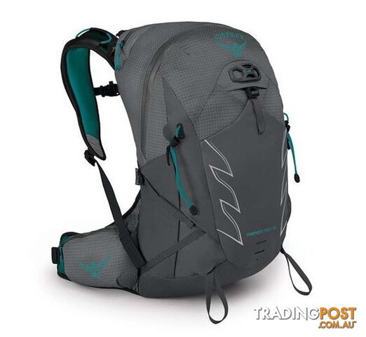Osprey Tempest Pro 18 Womens Hiking Daypack - Titanium - XS/S -...