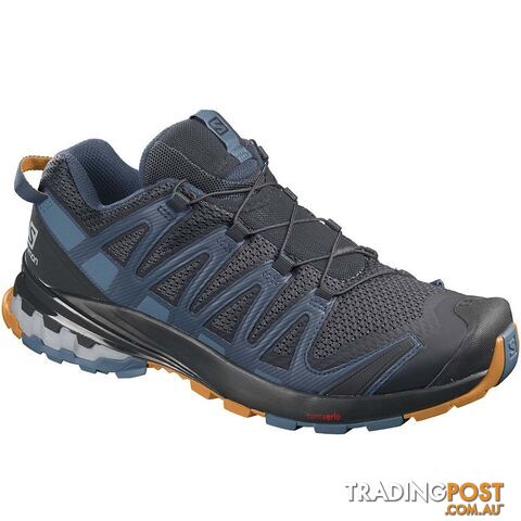 Salomon XA Pro 3D V8 Mens Trail Running Shoes - Night Sky/Dark Denim/Buttersco -...