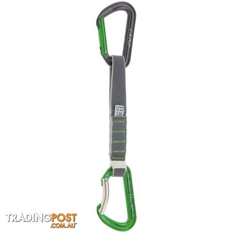 CAMP Photon Express KS Quickdraw - Grey/Green - 18cm - CAMP2879