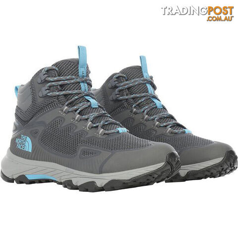 The North Face Ultra Fastpack IV Mid Futurelight Womens Hiking Boots - Zinc Grey/Caribbean Sea - 7- - NF0A46BVR47-07H