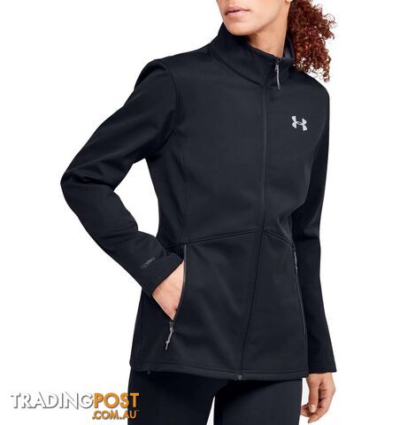 Under Armour ColdGear Infrared Shield Womens Performance Jacket - Black/Ghost...
