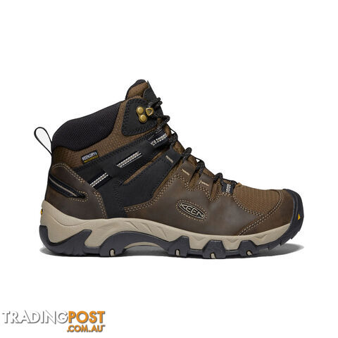 Keen Steens Leather WP Mens Waterproof Hiking Boots - Canteen Black - US 11 -...