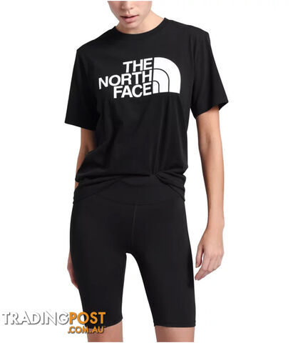 The North Face Half Dome Cotton Womens Short-Sleeve Tee - TNF Black - S -...