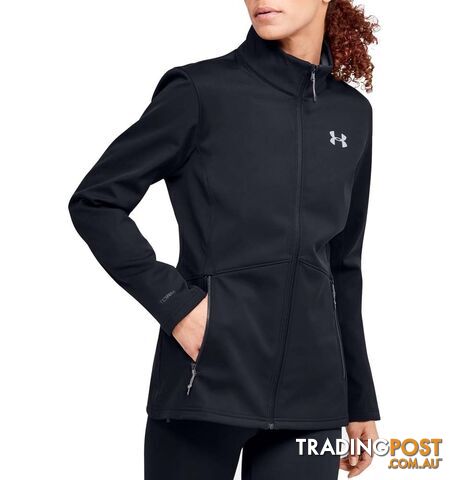 Under Armour ColdGear Infrared Shield Womens Performance Jacket - Black/Ghost...
