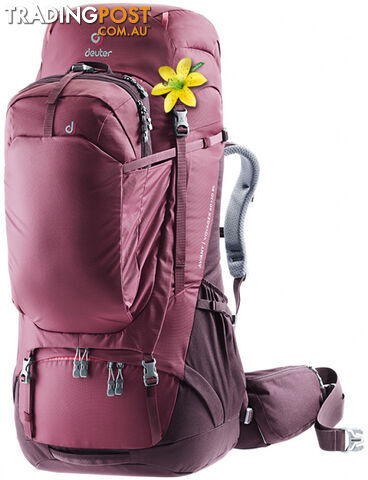 deuter Aviant Voyager 60+10 SL Womens Backpack - Maron/Aubergine - 3513120-5543-0