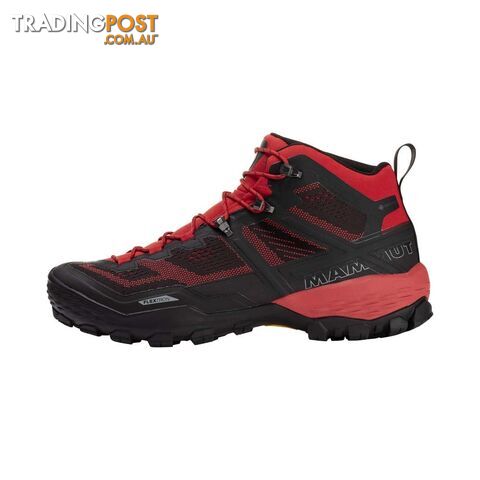 Mammut Ducan Mid GTX Mens Hiking Shoes - Dark Spicy/Black - 10US - 3030-03540-3618-1090