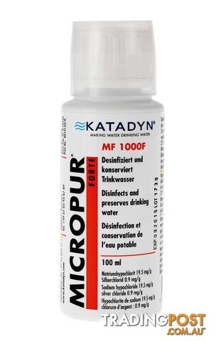 Katadyn Micropur Forte Water Purifier Liquid - KAT10005