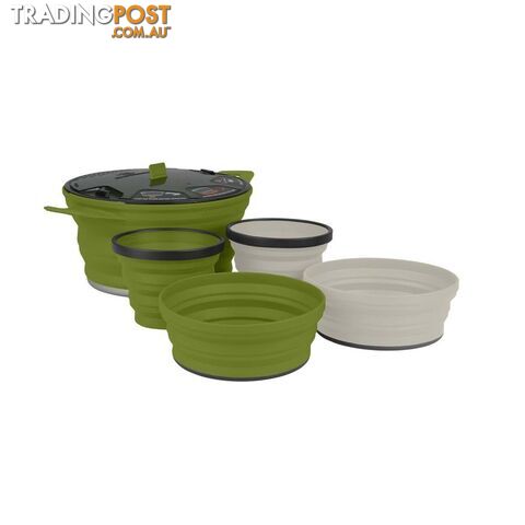 Sea To Summit X-Set 31 Pot, Bowl & Mug Set - AXSET31