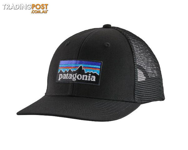 Patagonia P-6 Logo Trucker Hat - Black - 38289-BLK-ALL