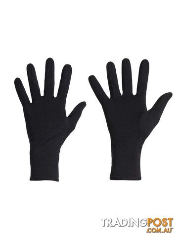 Icebreaker Merino 260 Tech Unisex Glove Liners - Black - L - 104827001L