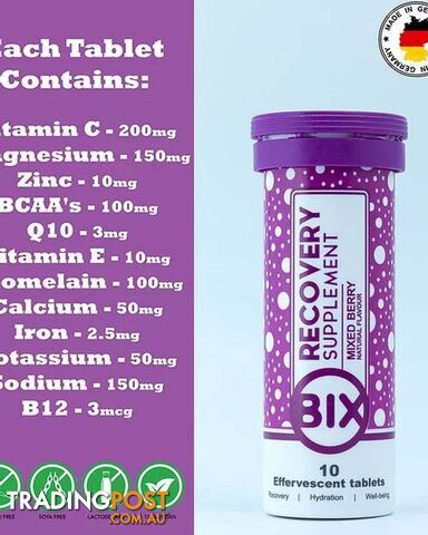 Bix Recovery Hydration Tablets - Mixed Berry - BIX-BERRY - photo 2 of 2