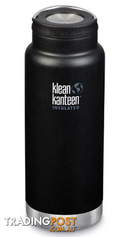 Klean Kanteen TKWide Vacuum Insulated - 32oz/950ml - Shale Black - XK1005692