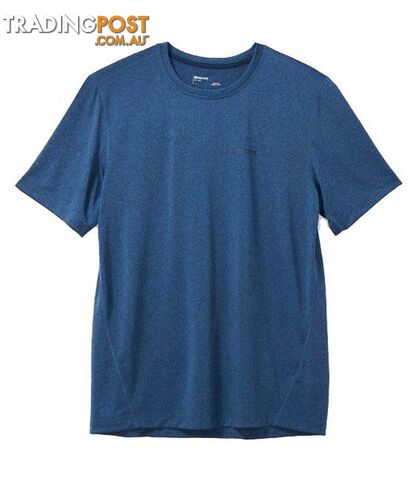 Marmot Conveyor Mens Short Sleeve Performance T-Shirt - Arctic Navy Heather - S...