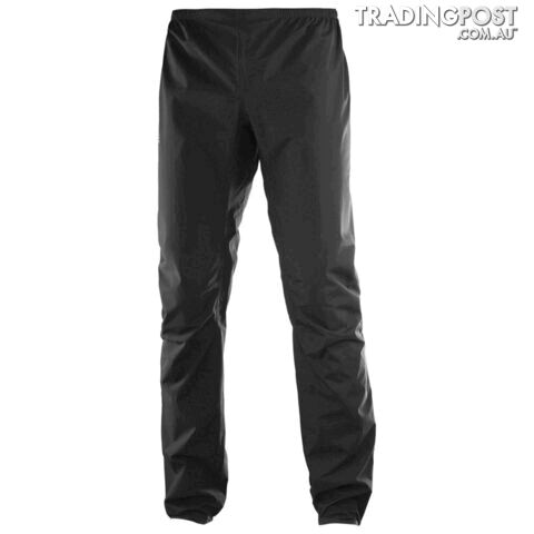 Salomon Bonatti Unisex Waterproof Pants - Black [Pant Size: L] - 393925-L