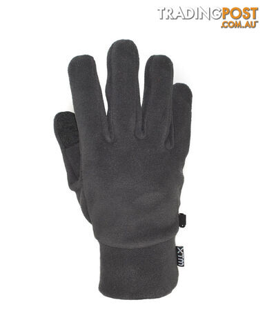 XTM Muse Mens Fleece Glove - Charcoal - L - EM002-CHA-L