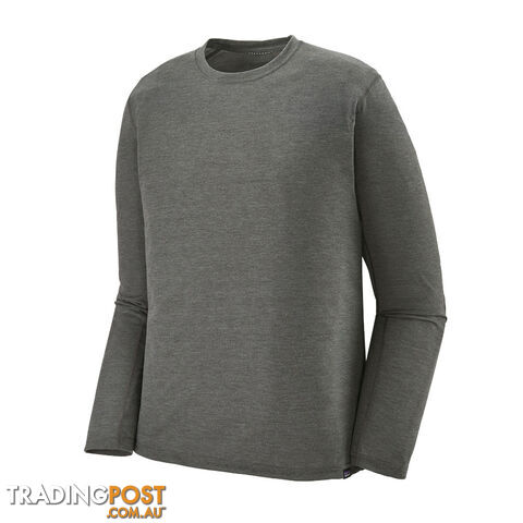 Patagonia Capilene Cool Trail Mens Long Sleeve Performance T-Shirt - Forge Grey - S - 24486-FGE-S