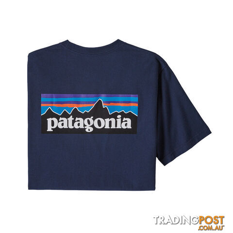 Patagonia P-6 Logo Responsibili-Tee Mens T-Shirt - Classic Navy - S -...