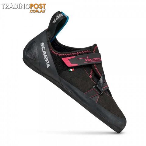Scarpa Velocity Womens Climbing Shoes - Black/Raspberry - 7.5 -...