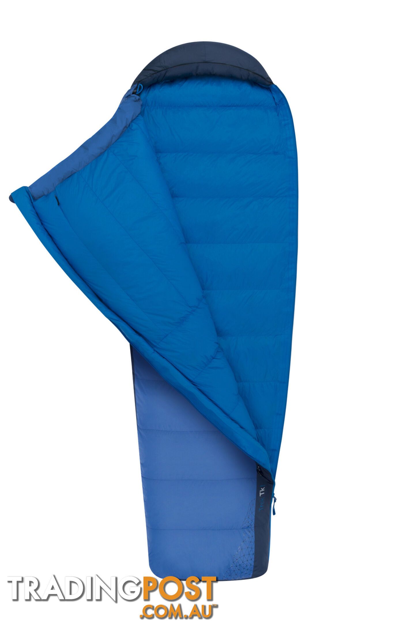 Sea to Summit Trek 1 TkI Down Sleeping Bag - Regular Wide - Blue - ATK1-RW