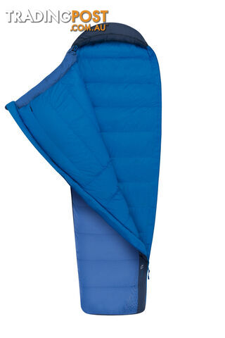 Sea to Summit Trek 1 TkI Down Sleeping Bag - Regular Wide - Blue - ATK1-RW