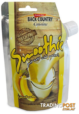 Back Country Cuisine Freeze Dried Meal - Banana Smoothie - BC653