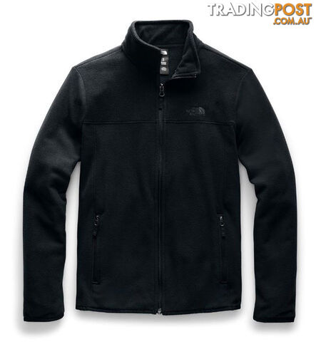 The North Face TKA Glacier FZ Womens Fleece Jacket - TNF Black/TNF Black - S -...