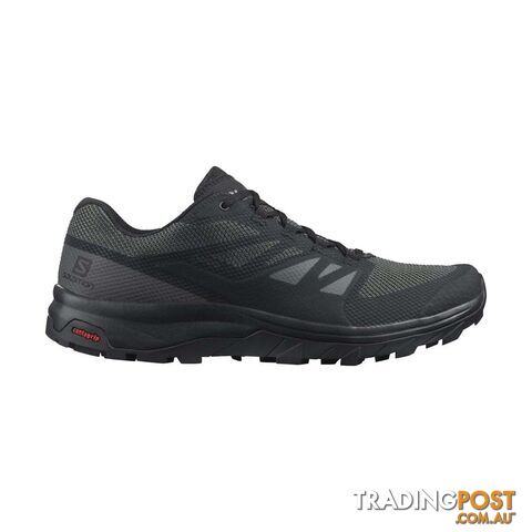 Salomon OUTline Wide GTX Mens Hiking Shoes - Black/Phantom/Magnet - L41233000