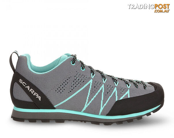 Scarpa Crux Air Womens Approach Shoes - Smoke/Ice Green - US7.5 / EU39 -...