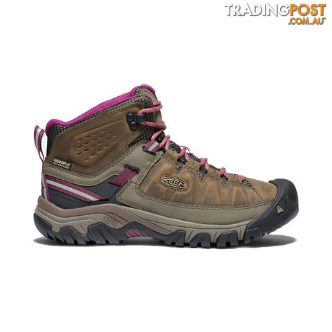 Keen Targhee III Mid WP Womens Waterproof Hiking Boots - Weiss Boysenberry - US 8 - 1018178-8