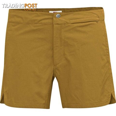 Fjallraven High Coast Trail Womens Shorts - Ochre - CF89582