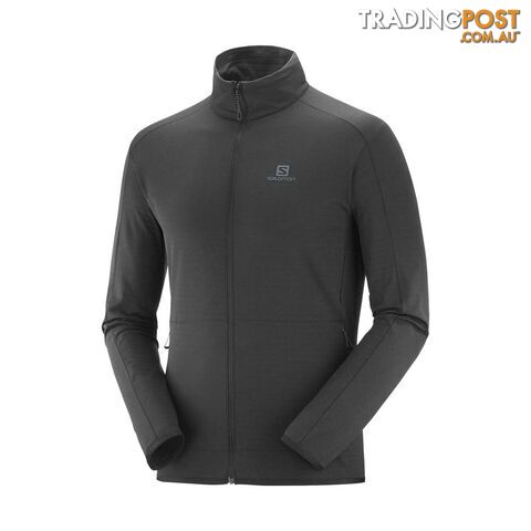 Salomon Outrack Full Zip Mid Mens Fleece Jacket - LC1369OUTFZMJKT