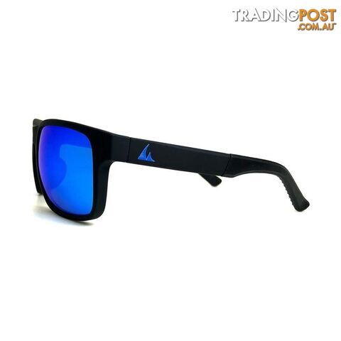 Alpinamente Swell Polarized Performance Sunglasses - Blue/Sport Coatig - Rubber Black - SWELL02PBL