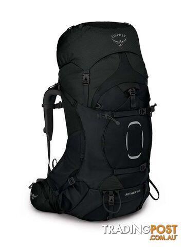 Osprey Aether 65 Mens Hiking Backpack - Black - S/M - OSP0883-Black-S-M