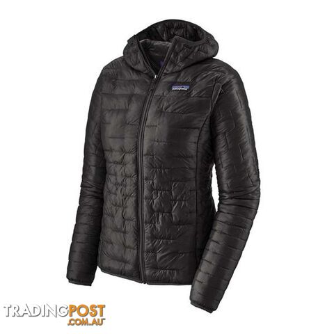Patagonia Micro Puff Womens Insulated Hoody - Black - L - 84040-BLK-L