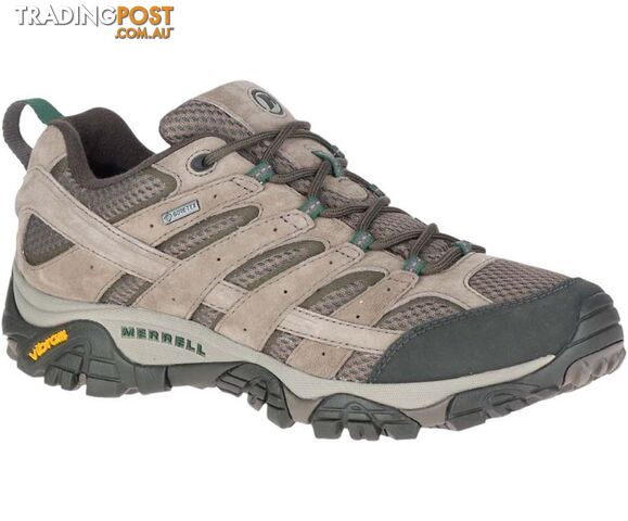 Merrell Moab 2 Leather GTX Mens Hiking Shoes - Boulder - 10 - J033329-10
