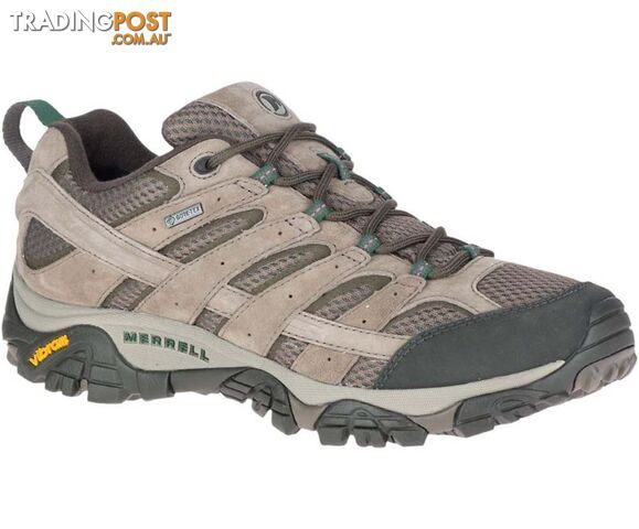 Merrell Moab 2 Leather GTX Mens Hiking Shoes - Boulder - 10 - J033329-10