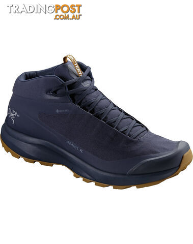Arcteryx Aerios FL Mid GTX Mens Waterproof Hiking Shoes - Cobalt Moon/Yukon - 10US - 72956-95