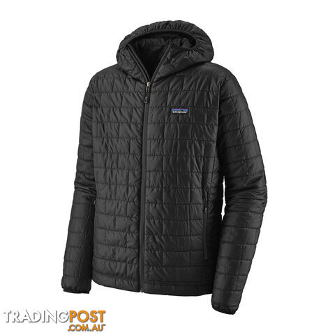 Patagonia Nano Puff Mens Insulated Hoody - Black - S - 84222-BLK-S